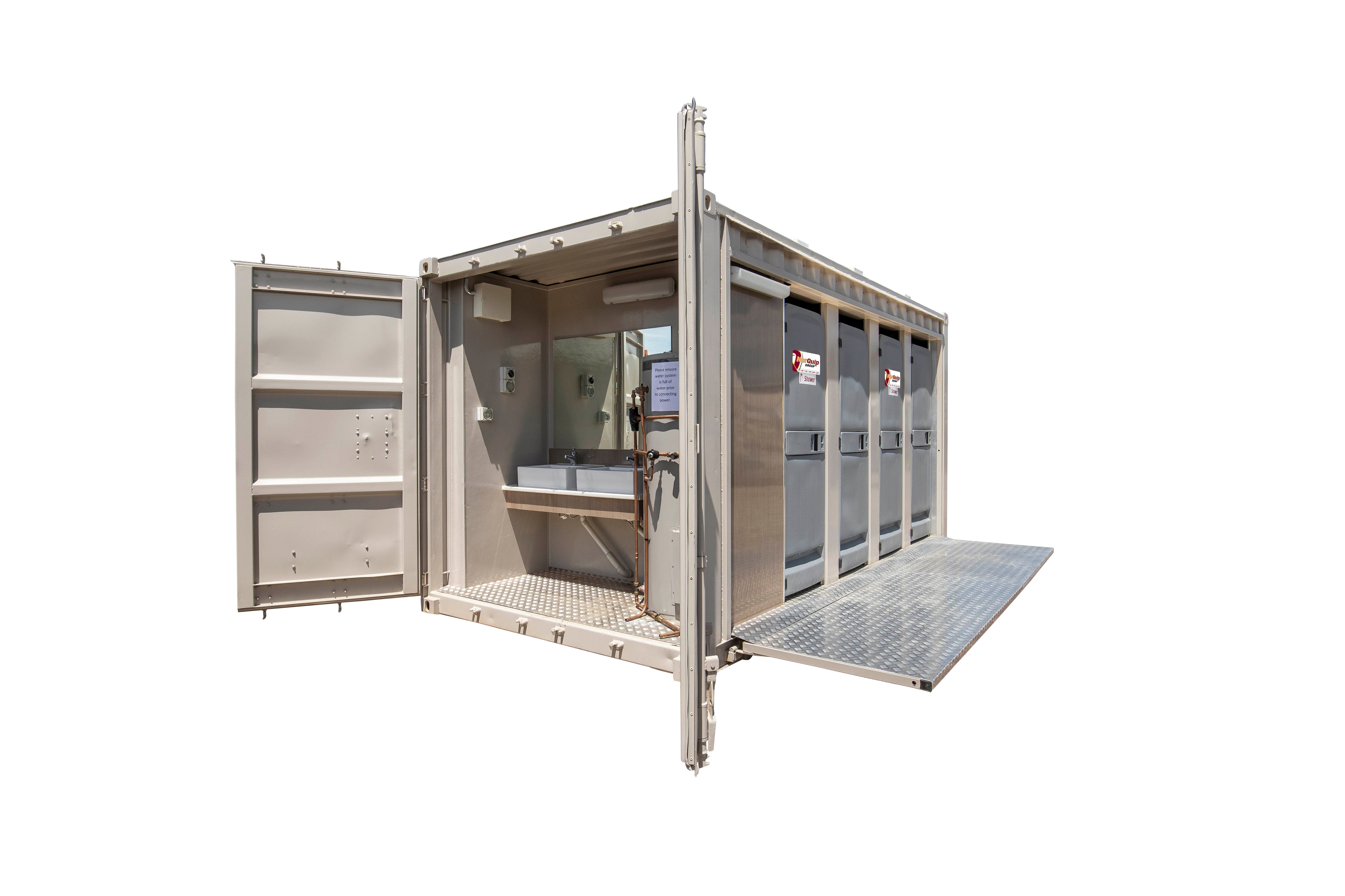 8 Head Shower Block Norquip Hire NQ Pty Ltd