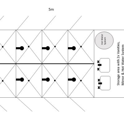 Shower Blocks (8 head)