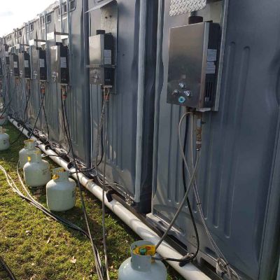 Standard Shower Units (w Gas Hot Water System)
